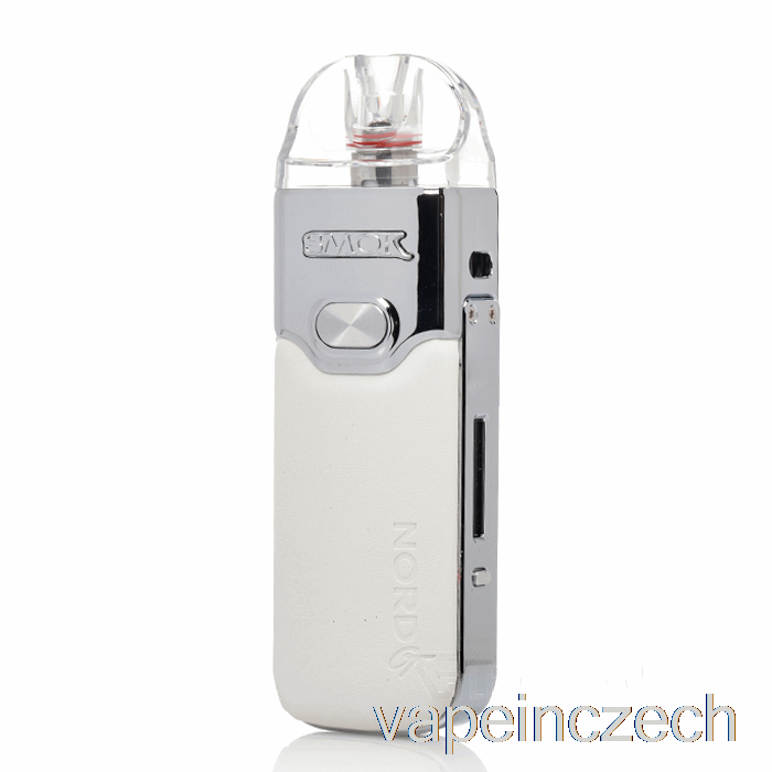 Smok Nord Gt 80w Pod System Bílá Kožená Vape Bez Nikotinu